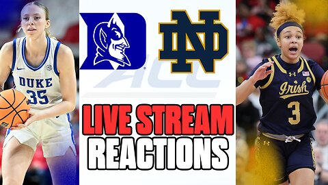 #13 Duke Vs #2 Notre Dame | INSANE Live Play-By-Play & Reactions!