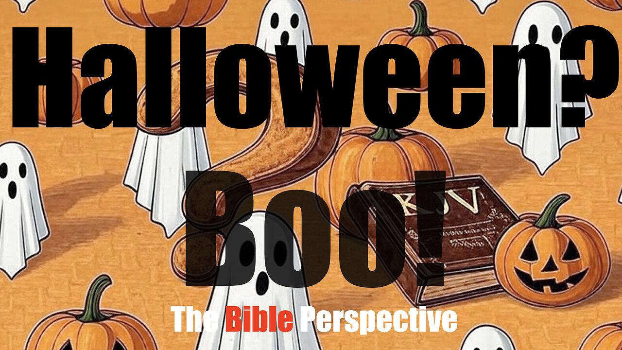 Halloween: Boo! Boo! The Bible Perspective In Ten Seconds (Jeremiah 10:2, "the way of the heathen")