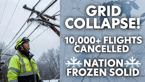 10,000+ Flights Cancelled, 10 States Frozen | Storm Cripples U.S. Infrastructure