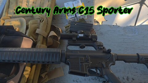 Century Arms C15 Sporter with Bushnell 4 reticle 1x red dot. A disappointing experience