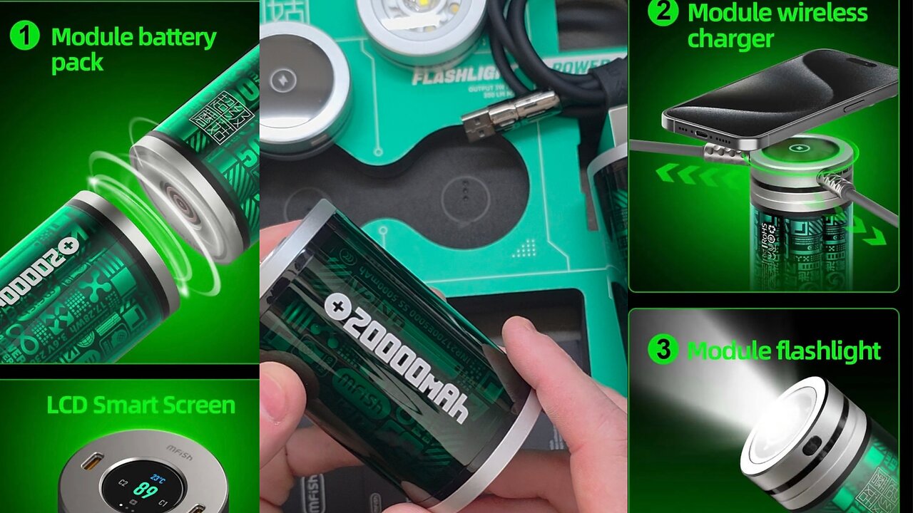 MFish Super Mushroom Power Bank