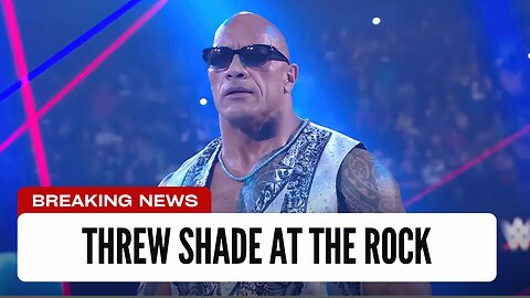 This WWE Star Just Threw Shade At The Rock