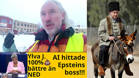 KGB Epstein😂 "Inga bevis att Trump inte gjorde det!"😆 Fear of Tulsi. 100%💩 för sen Ylva-kritik