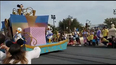 WDW Mickey's celebration cavalcade in 2022