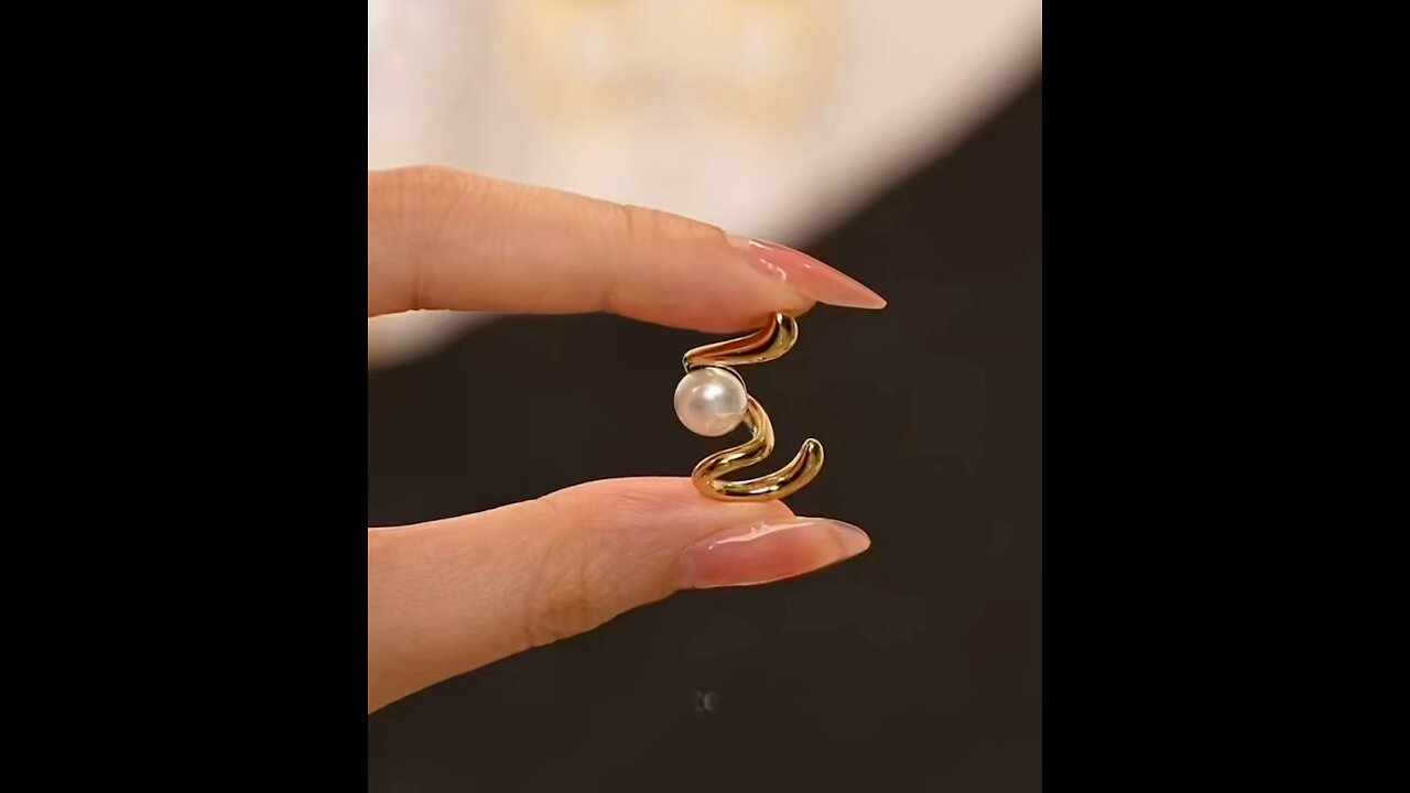 Gold plated earrings