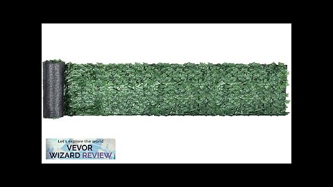 VEVOR Artificial Ivy Privacy Fence Screen 59"x158" Ivy Fence PP Faux Ivy Review