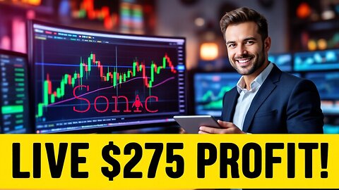 LIVE Trading: Making $275 Profit Using The Sonic System