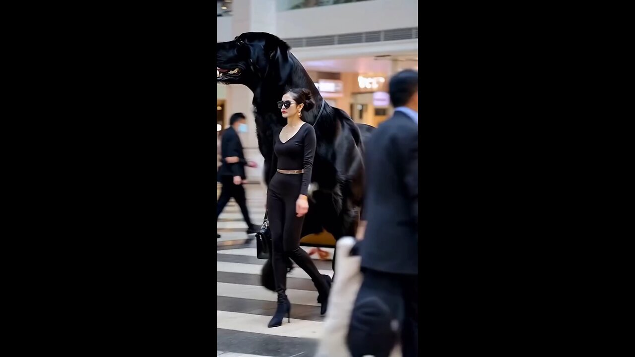 Ai Monster Dog with Women