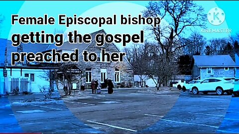 Woman Episcopal "bishop" getting the gospel