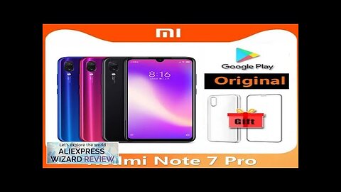 Original Xiaomi Redmi Note 7 PRO Smartphone 6GB 128GB Snapdragon 660AIE Android Review