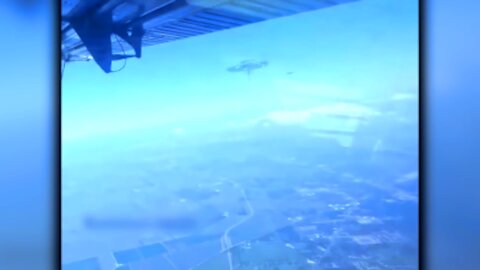 Skydivers Capture UFO on Video