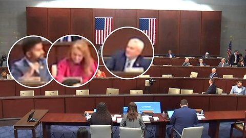 Behind-the-scenes footage of Democrat mayhem BEFORE a hearing! * Feb. 25, 2025