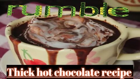 Thick hot chocolate recipe step by step