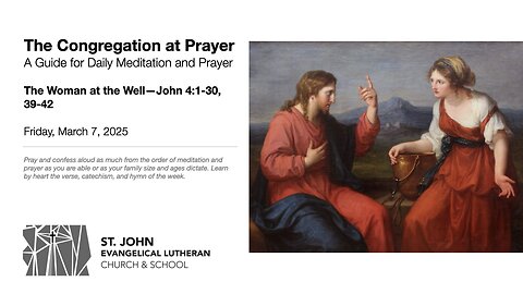 The Woman at the Well—John 4:1-30, 39-42