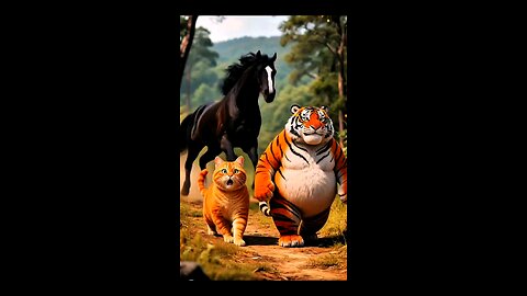 cat and tiger friends