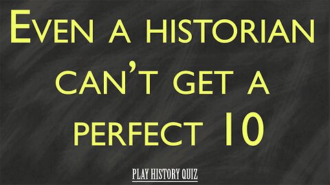 Unbeatable History Quiz