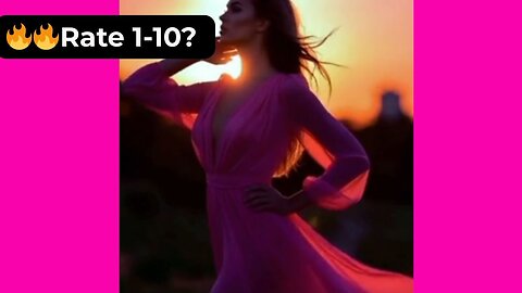 🔥 Rate This Pink Dress 1-10? | Supermodel Chic 4K