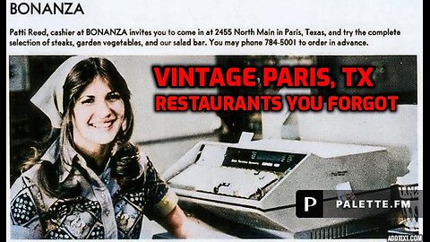 VINTAGE PARIS, TEXAS RESTAURANTS YOU FORGOT