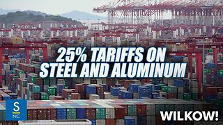 Announcement of 25% tariffs on steel and aluminum