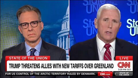 Mike Pence Questions Trump Using Tariffs To Get Back Greenland