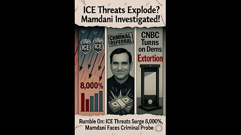 Rumble On: ICE Threats Surge 8,000%, Mamdani Faces Criminal Probe - Ep. 279, 10/31/25