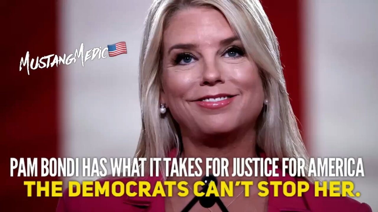 Pam Bondi is sharp as a tack and will be an incredible Attorney General!