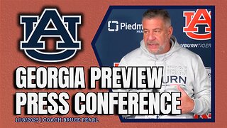 Bruce Pearl Previews Auburn vs Georgia | FULL PRESS CONFERENCE