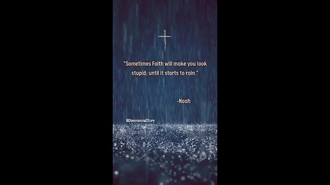 faith sometimes makes you look stupid