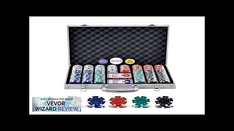 VEVOR Poker Chip Set 500-Piece Poker Set Complete Poker Playing Game Set Review