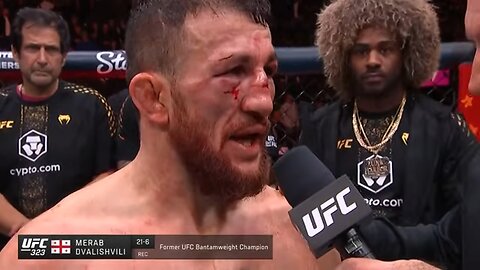 Merab Dvalishvili Octagon Interview | UFC 323