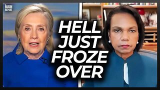 Host Gasps as Hillary Clinton & Condoleezza Rice Praise Trump