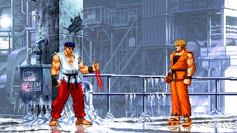 Ice Thunder Ryu VS Super Ryo