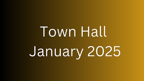 HCS Town Hall January 2025