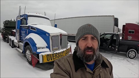 Tank Delivery! Heavy haul trip to Alabama. Kenworth T880 RGN Trailer at 109,000 Lbs.