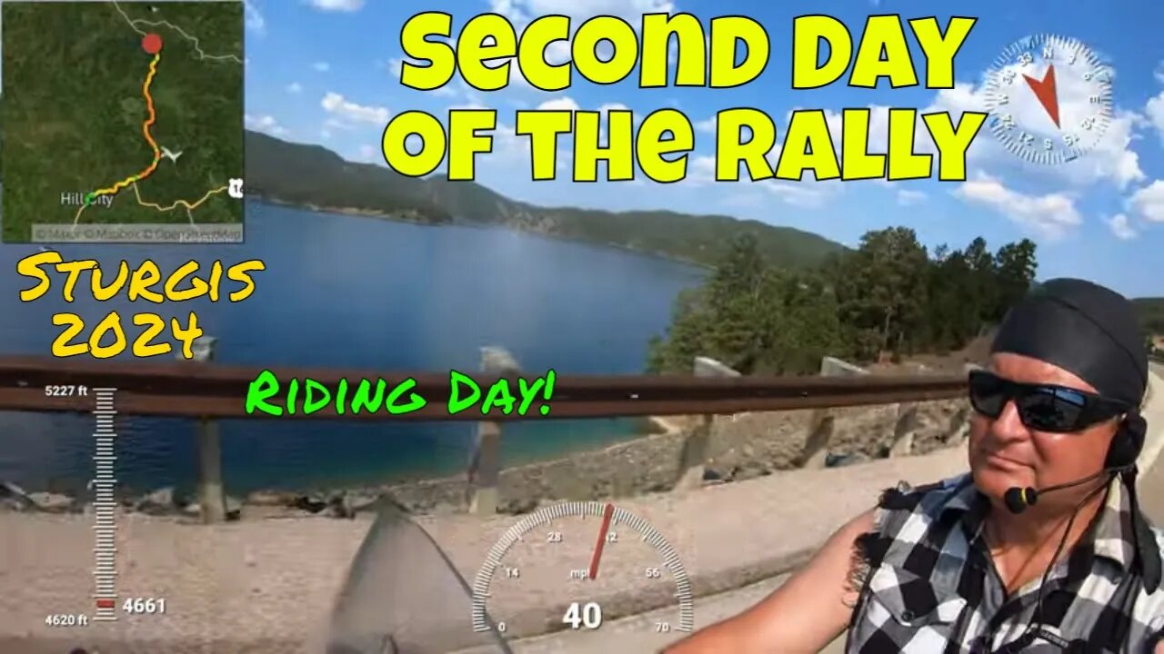 Riding the Black Hills during the Sturgis Motorcycle Rally