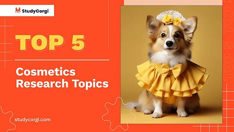 TOP-5 Cosmetics Research Topics