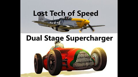 Dual Stage Supercharging 450hp out of 1.5 Liters in 1951