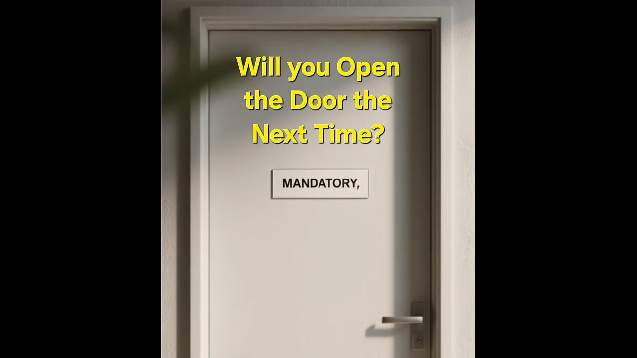 MANDATORY! Will You Open This Door Again the Next Time?