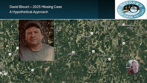 Qstorm's Cold Case Reviews/David Blount Missing 2025 #Davidbount, #missing