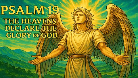 Psalm 19 (KJV) A Prayer Praising God's Creation and Law | Audio Bible Reading with Subtitles | Faith