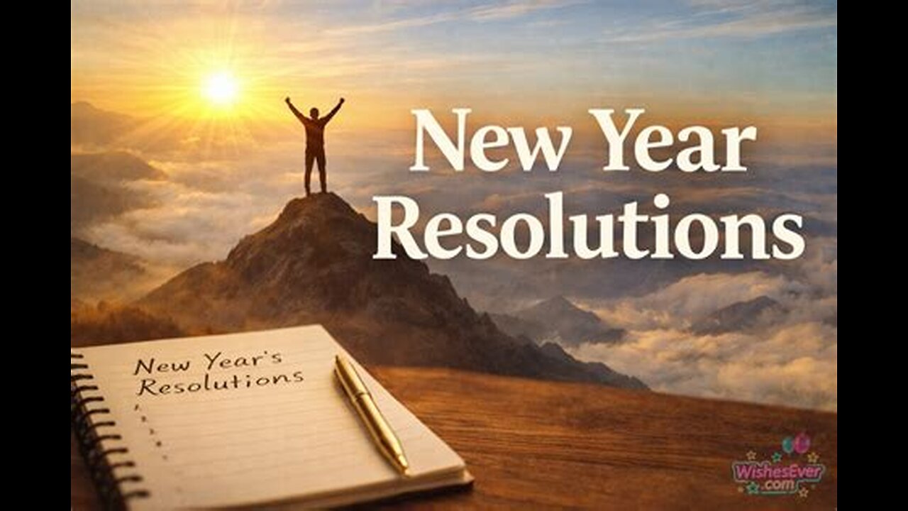 Three Resolutions, Part 1