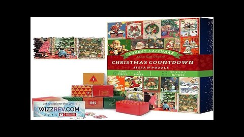 Advent Calendar 2024 Puzzles for Adults 1000 Pieces PICKFORU Christmas Puzzle Countdown Review