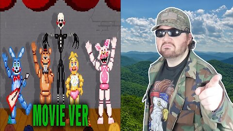 Five Night's At Freddy's 2 - Intro - Main Theme - Full Version - Movie Version - Reaction! (BBT)