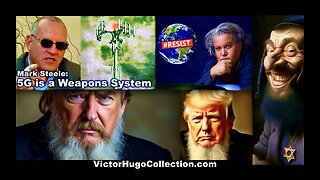 Mark Steele Victor Hugo Debate Israel Trump Elon Musk 5G Operation Warp Speed NWO Depopulation Plan