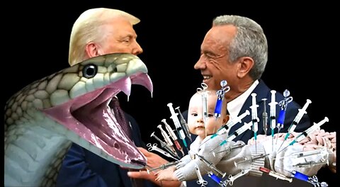 RFK JR. ANTI-VAX TO PRO-VAX VIRTUALLY OVERNIGHT. JUST ANOTHER CON MAN ☠️