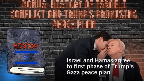 BONUS: History of Israeli Conflict and Trump's Promising Peace Plan