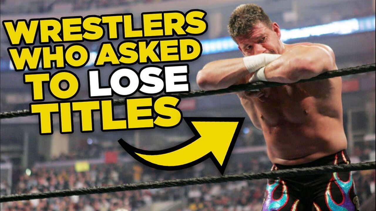10 Wrestlers Who ASKED To Drop The Title!