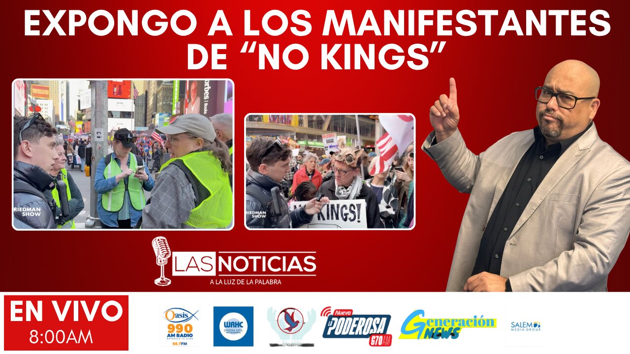 Expongo a los manifestantes de "No Kings"