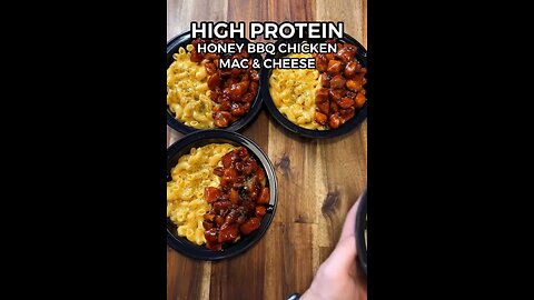 🍯 High Protein Honey BBQ Chicken Mac & Cheese