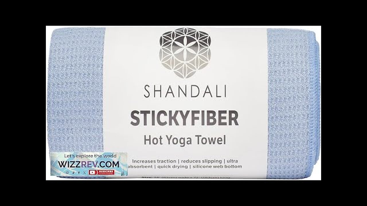 Shandali Hot Yoga Towel Stickyfiber Yoga Towel Mat-Sized Microfiber Super Review